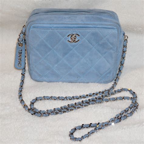 chanel blue crossbody bag|chanel crossbody bag vintage.